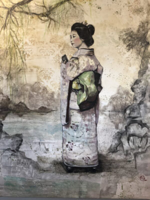 Geisha móvil , serie Japan & Nature